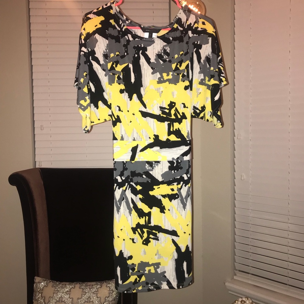 BCBGMAXAZRIA printed dress